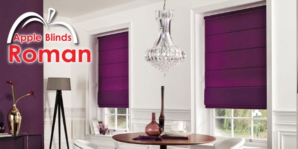 Roman Blinds Selection At Apple Blinds